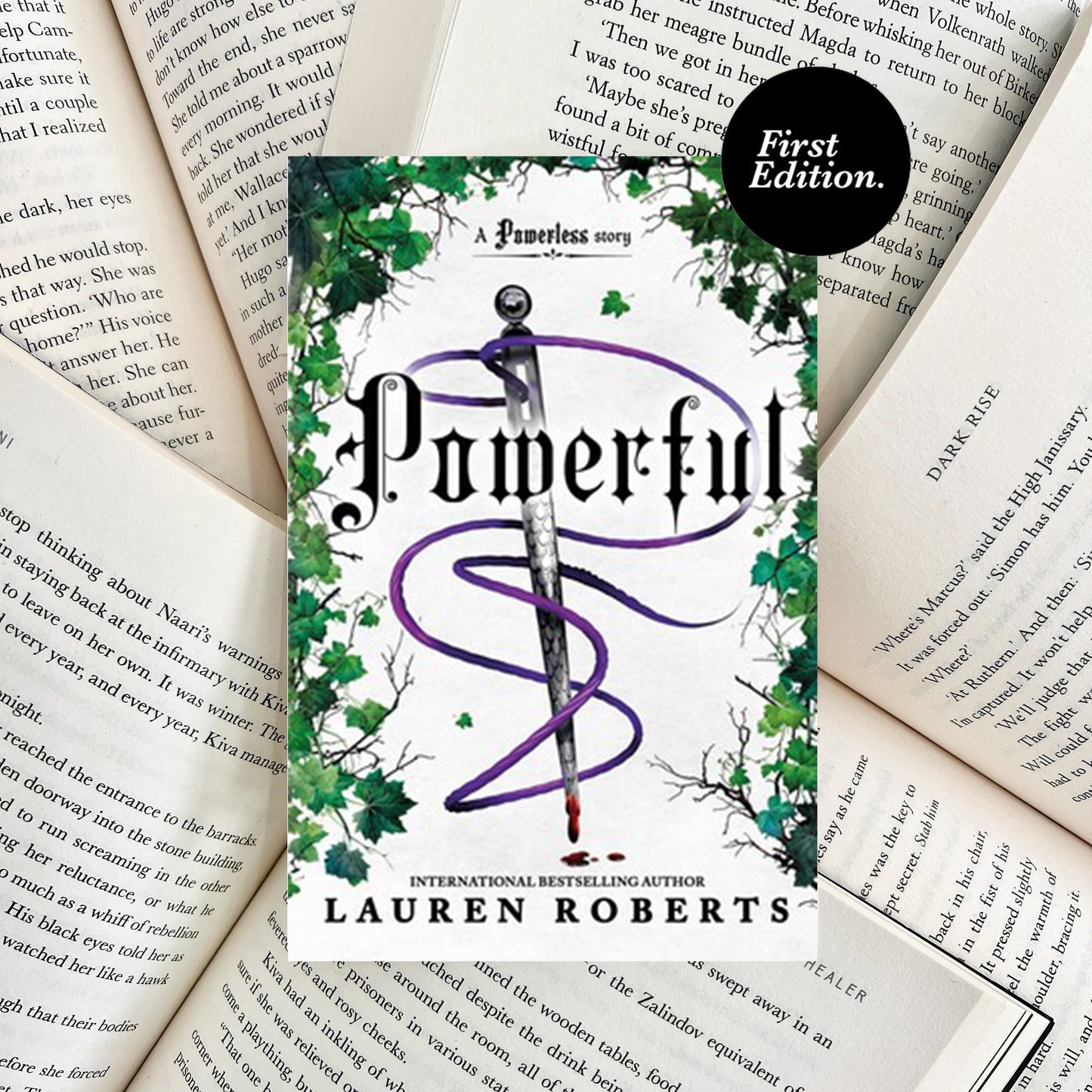 Powerful By Lauren Roberts SPECIAL EDITION HARDBACK (NEW)