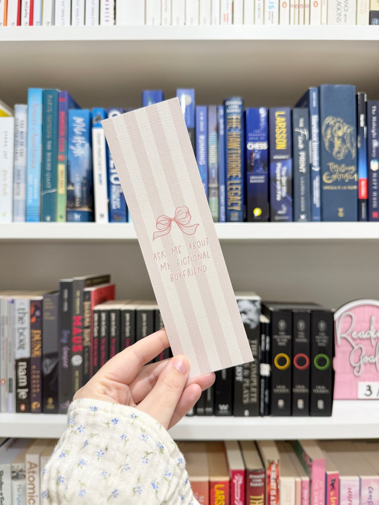 Bow Candy Stripes BOOKMARKS
