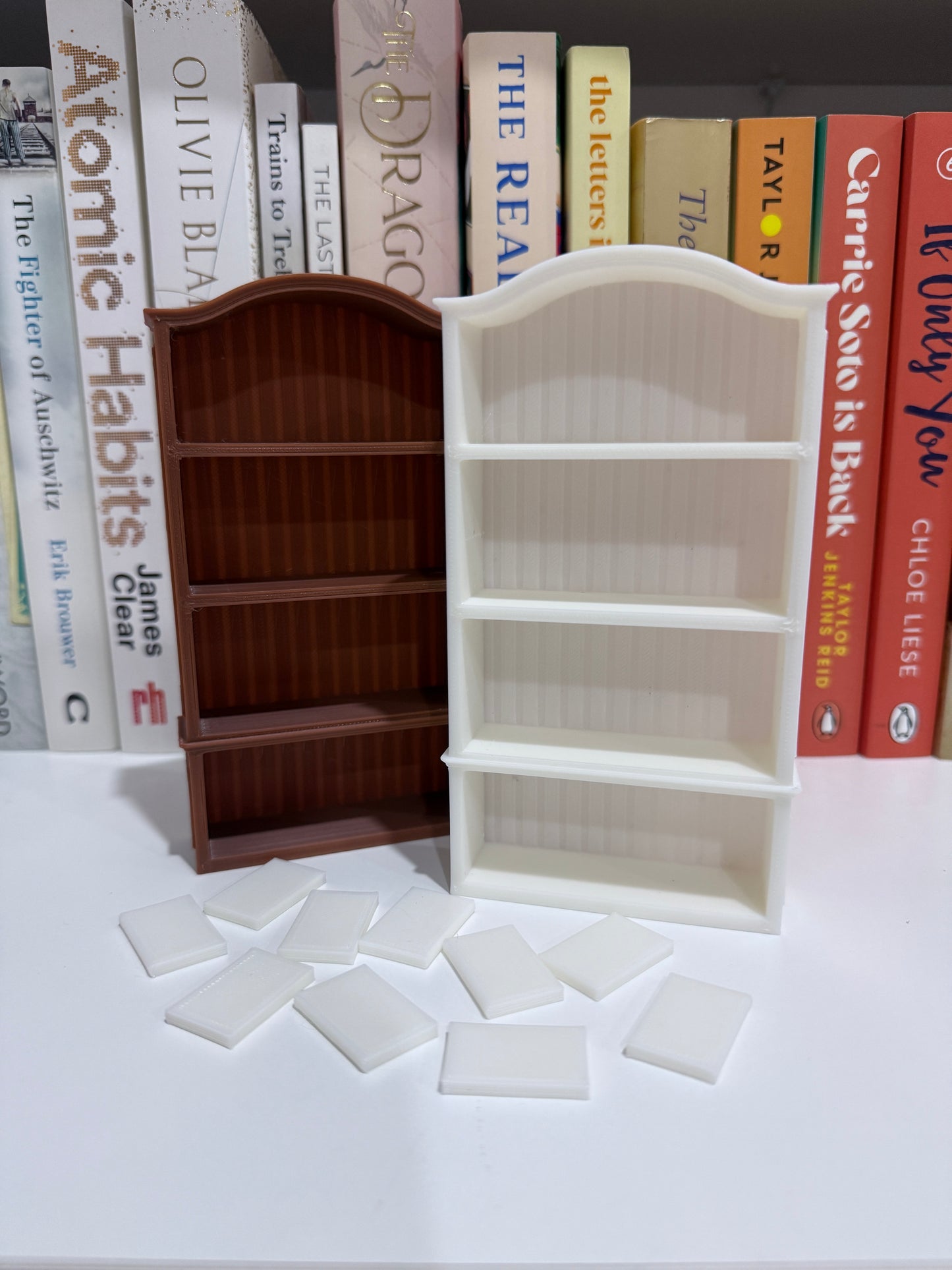 3D Printed Mini Bookshelf & Books