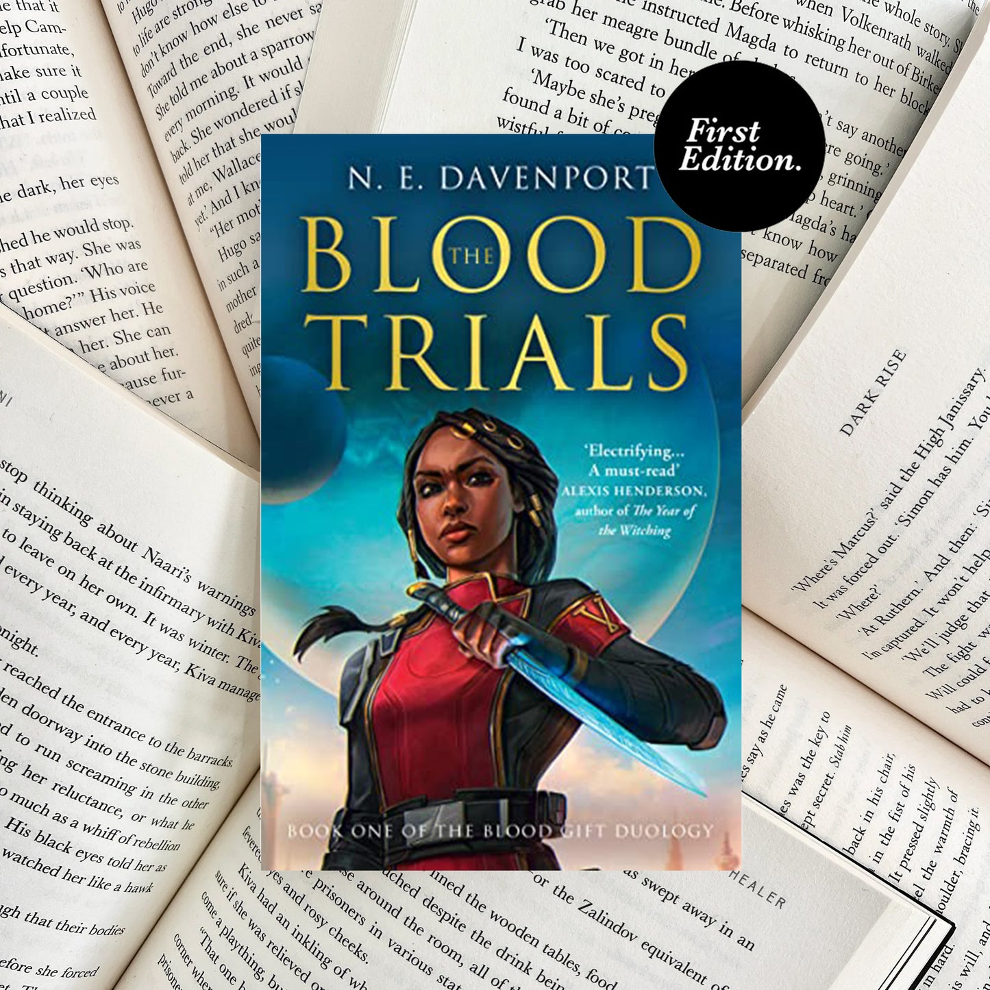 The Blood Trials By N.E. Davenport (SECOND-HAND)