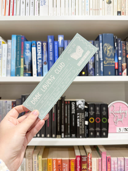 Book Lovers Club BOOKMARKS