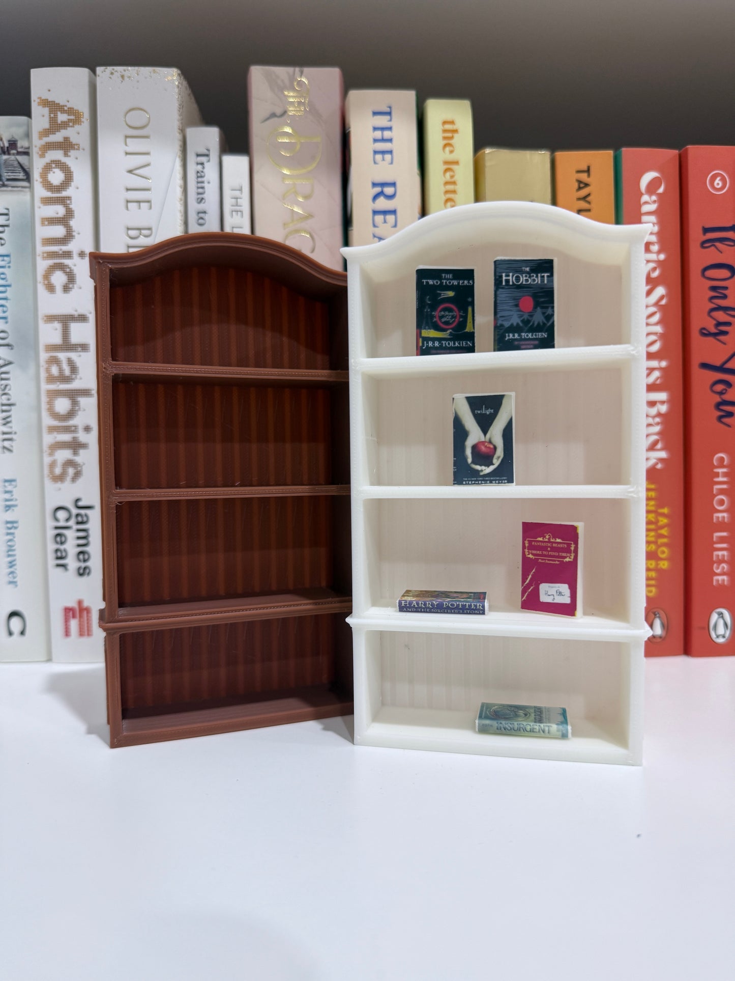 3D Printed Mini Bookshelf & Books