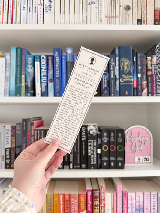 Lady Whistledown's Bridgerton BOOKMARKS